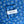 Load image into Gallery viewer, Linen + Cotton Tea Towel with Blue Coral