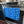 Load image into Gallery viewer, Linen + Cotton Tea Towel with Blue Coral