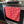 Load image into Gallery viewer, Linen + Cotton Tea Towel with Red Coral