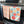 Load image into Gallery viewer, Linen + Cotton Tea Towel with Orange Plaid