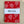 Load image into Gallery viewer, Linen + Cotton Tea Towel with Red Coral