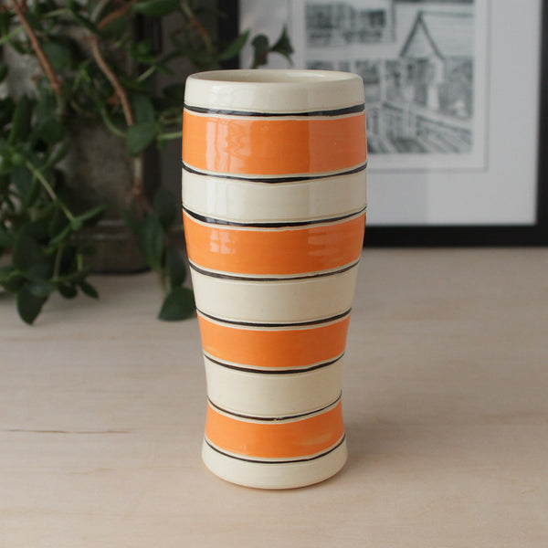Tumbler with Rugby Stripes