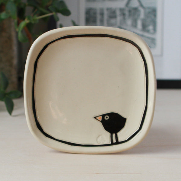 Tapas Plate with a Bird