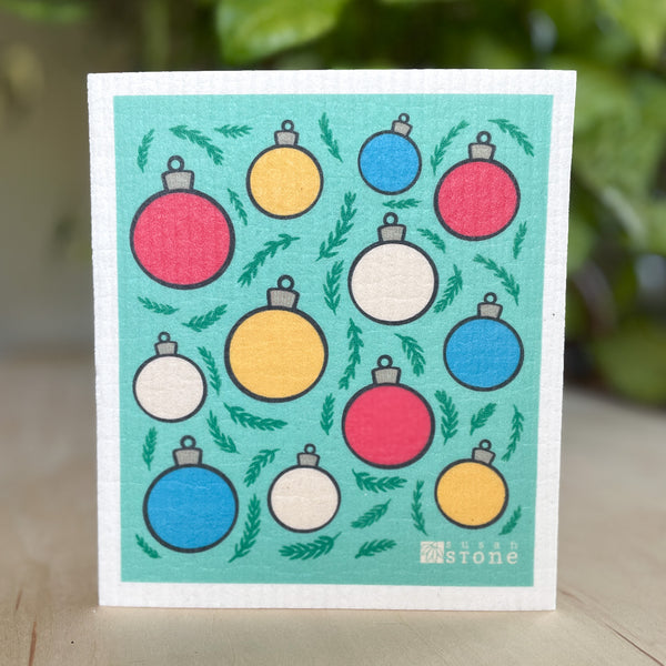 Swedish Dishcloth with Ornaments