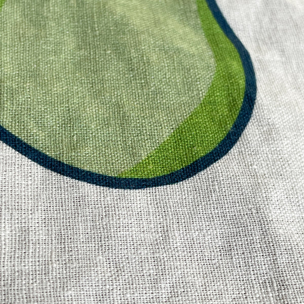 Linen + Cotton Tea Towel with Pears
