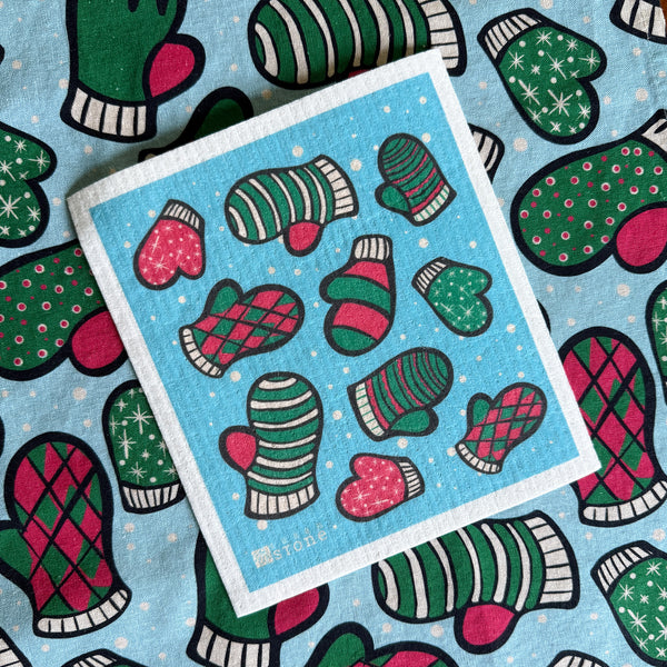 Swedish Dishcloth with Mittens