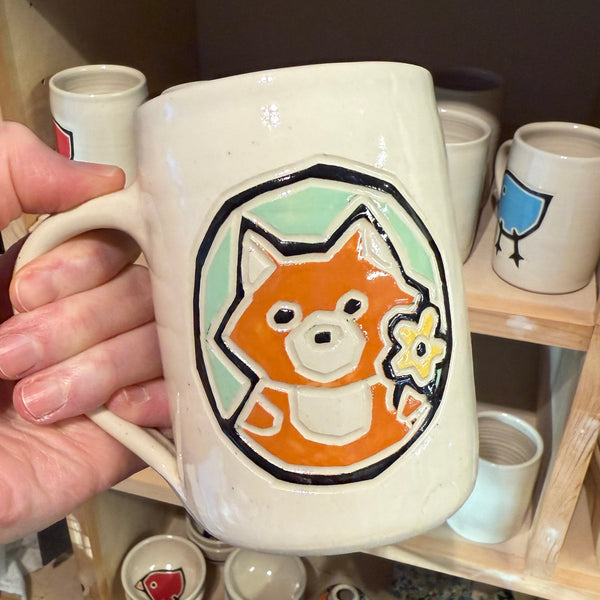 not so perfect Flower Fox Mug