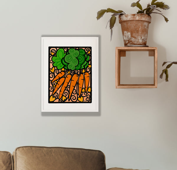 Carrot Art Print