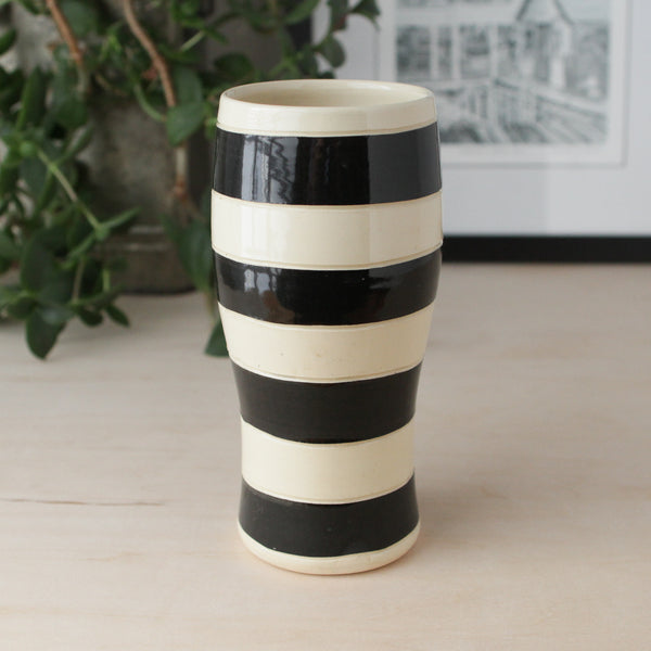 Tumbler with Rugby Stripes