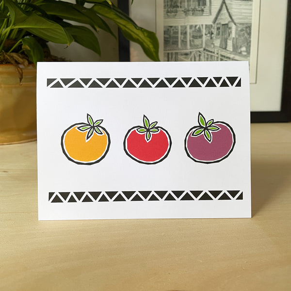 Fresh Tomato Cards Collection of 4