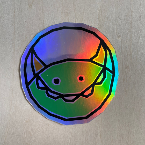 Holographic Monster Sticker