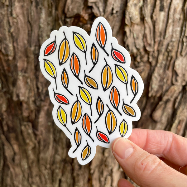 Falling Leaves Sticker