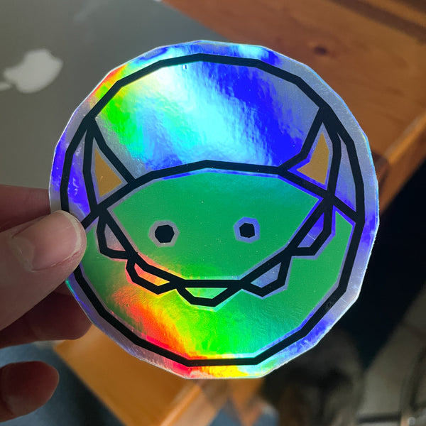 Holographic Monster Sticker