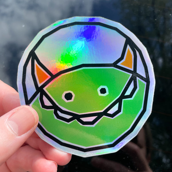 Holographic Monster Sticker