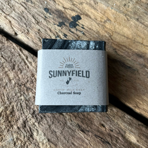Sunnyfield Charcoal Goat Milk Soap